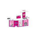MATTEL Dolu Barbie Play Kitchen Pink