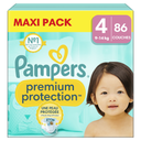 PAMPERS Baby Diapers Premium Protection Size 4 9-14 kg, pack of 86 diapers