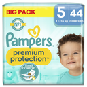 PAMPERS Premium Protection Fraldas Tamanho 5 (11-16 kg) 44 fraldas