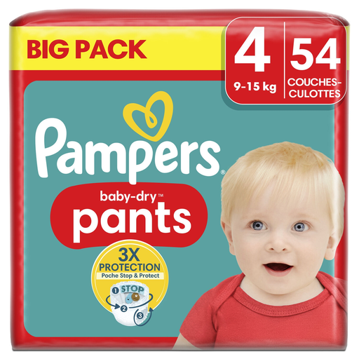 [8700216241656] PAMPERS Baby-dry pants diapers size 4 54 pieces