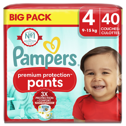 [8700216241731] PAMPERS Premium Protection Pants size 4 (9-15 kg) 40 diapers