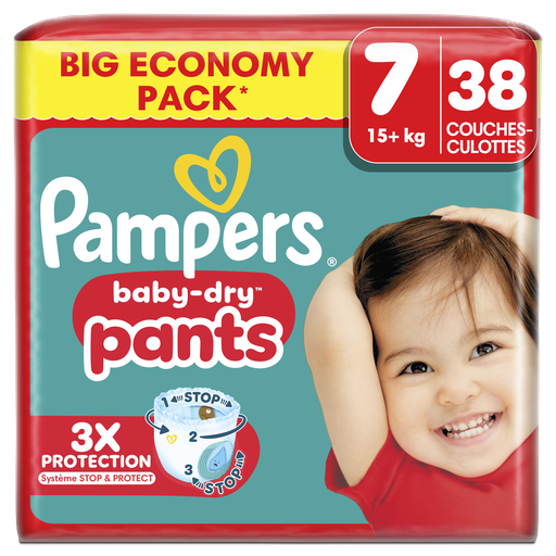 [8700216595704] PAMPERS Baby Dry Pants fraldas-cueca tamanho 7 38 unidades