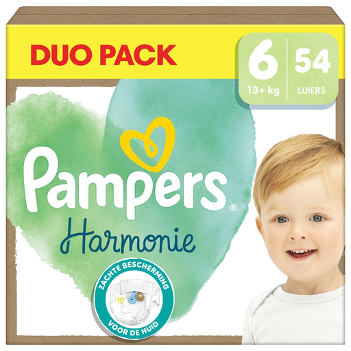 [8700216668378] PAMPERS Harmonie Fraldas tamanho 6 ( +) 54 fraldas