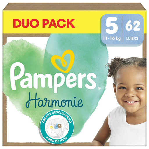 [8700216668521] PAMPERS Harmonie Pañales talla 5 (11-16 kg) 62 unidades