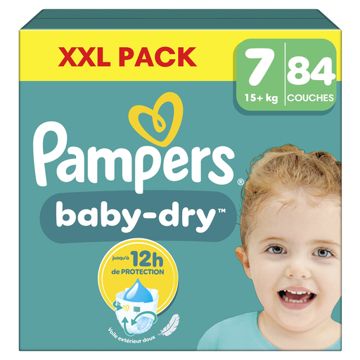 [8700216877985] PAMPERS Baby-Dry diapers size 7, 84 diapers
