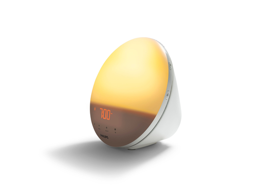 [8710103783367] PHILIPS Wake-Up Light Night Light and Night Guide LED Touch Screen Radio Alarm Clock
