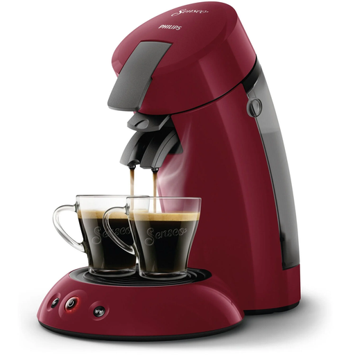 [8710103822677] PHILIPS Machine à café dosette SENSEO ORIGINAL HD6553/81 Booster d'arômes Crema plus Rouge, la cafetière
