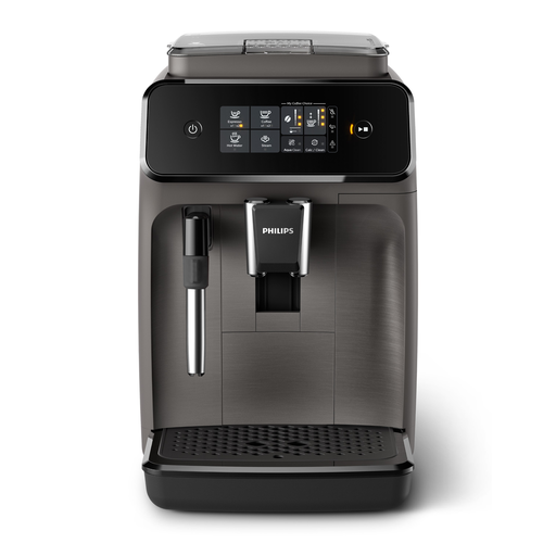 [8710103894629] PHILIPS Espresso machine EP1224/00 Bean-to-cup Coffee Maker Black with Milk Frother 1200 Series