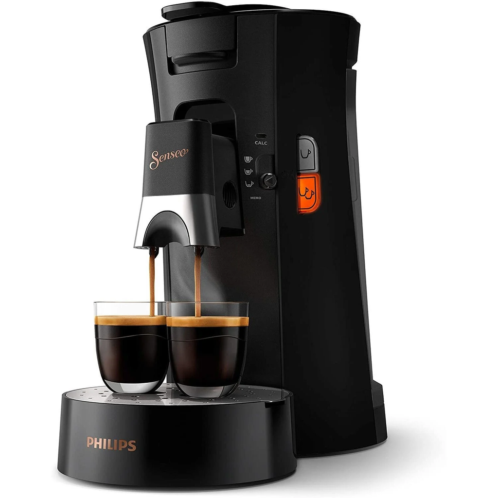 PHILIPS Máquina de café de pastilhas SENSEO SELECT CSA240/61 Preto 1.9 kg