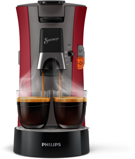 [8710103949121] PHILIPS Cafetière à dosette Senseo Select CSA240/91 Rouge Intense