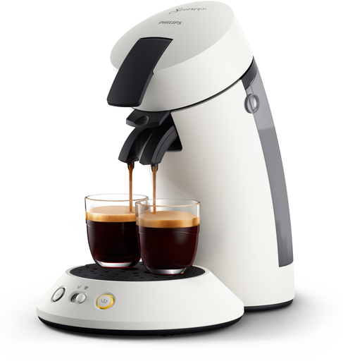 [8710103968856] PHILIPS Senseo Original plus Pod Coffee Machine CSA210/11 White