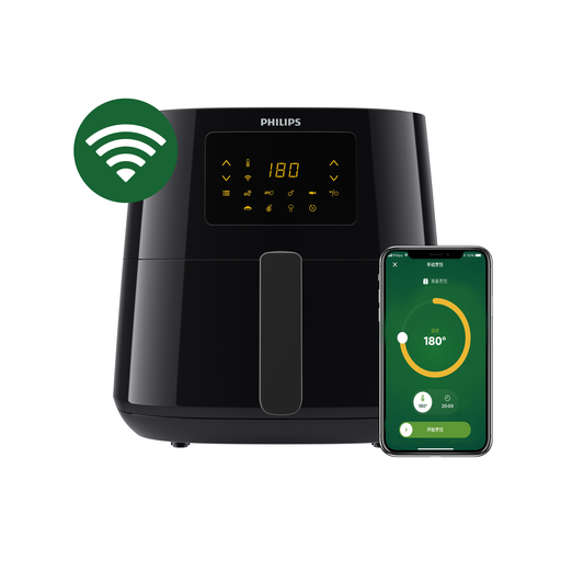 [8710103975571] PHILIPS Airfryer XL, Rapid Air technology, black 1.2 kg