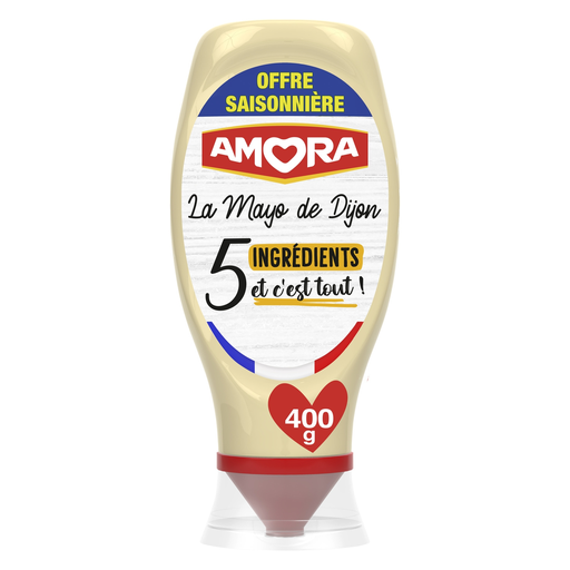[8710522918630] AMORA Dijon Mayonnaise 5 Ingredients 400 g