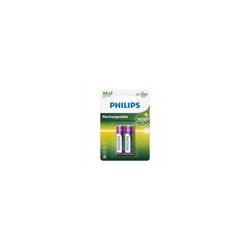 [8710895959506] PHILIPS Batteries Type AA R6B2A260 2 piles