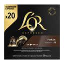 L'OR Espresso Coffee Capsules Forza Intensity 9, 20 capsules 104 g