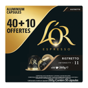 L'OR Espresso Ristretto Coffee Capsules intensity 11 50 capsules 260 g
