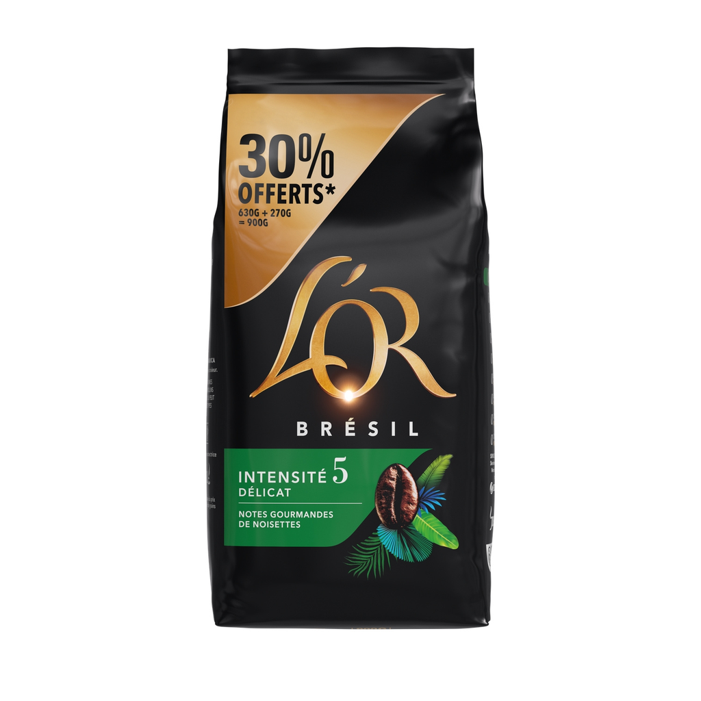 L'OR Brazil Coffee Beans Intensity 5 1 kg