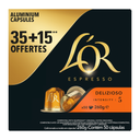 L'OR Espresso Delizioso Coffee Capsules intensity 5, 50 capsules 260 g