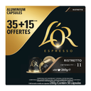 L'OR Espresso Cápsulas de café Ristretto intensidad 11 50 cápsulas 260 g
