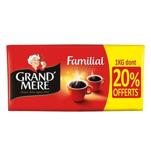 [8711000594810] GRAND'MERE Café Familiar Molido 4 x 250 g