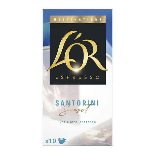 [8711000597910] L OR Cápsulas de café espresso Santorini Sunset 52 g