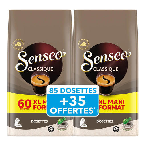 [8711000600672] SENSEO Monodosis de café clásico 85+35 monodosis gratis 832 g