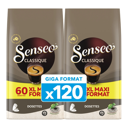 [8711000705582] SENSEO Pastilhas de café clássico 120 pastilhas 832 g