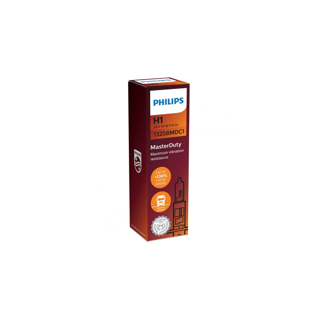 PHILIPS Ampoule Pour Éclairage Avant H1 24v Master Duty