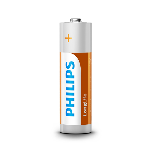 [8712581549466] PHILIPS Longlife Battery AA R6L4B/10 (Pack of 4)