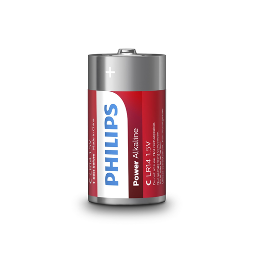 [8712581549985] PHILIPS Power Alkaline Batterie LR14P2B/10