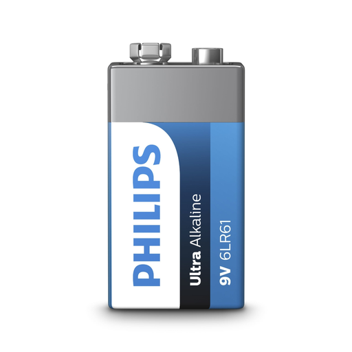 [8712581557133] PHILIPS Ultra Alkaline Battery 9V 6LR61E1B/10
