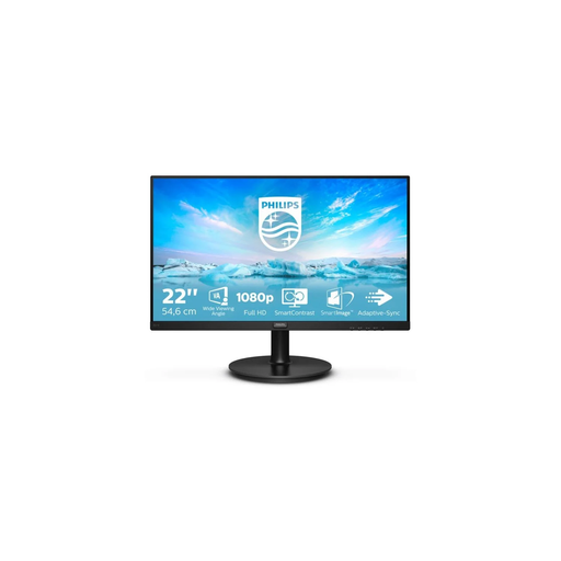 [8712581760175] PHILIPS V Line 221V8/00 Flat PC Monitor 54.6cm (21.5")