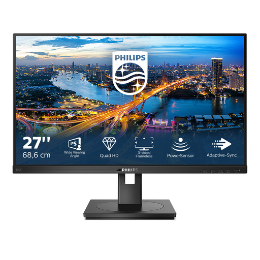 [8712581764333] PHILIPS B Line 275B1/00 PC Flat Screen 68.6cm (27") 2560 x 1440 pixels 2K Ultra HD LCD Black
