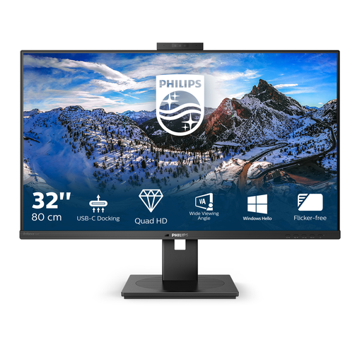 [8712581768096] PHILIPS Écran PC 326P1H/00 31.5 pouces Quad HD Noir