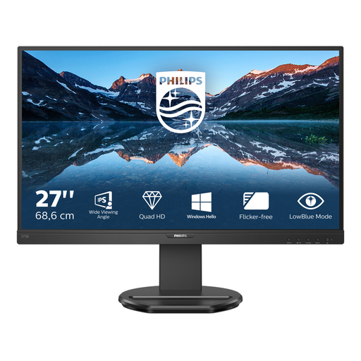 [8712581769932] PHILIPS B Line 276B9/00 Flat PC Monitor 68.6cm (27") 2560 x 1440 pixels Quad HD LED Black
