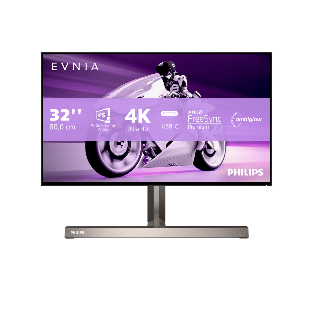 PHILIPS PC Monitor 329M1RV/00 31.5 inch 4K Ultra HD Black