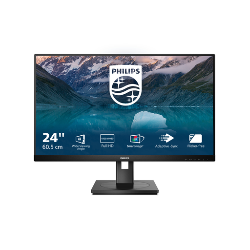 [8712581796464] PHILIPS S Line 242S9JML/00 Flat PC Monitor 60.5cm (23.8") 1920 x 1080 Full HD LCD Black