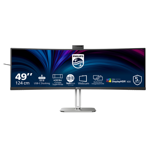 [8712581802554] PHILIPS 49B2U6900CH/00 Flat PC Monitor 124cm (48.8") 5120 x 1440 Dual QHD LCD Black