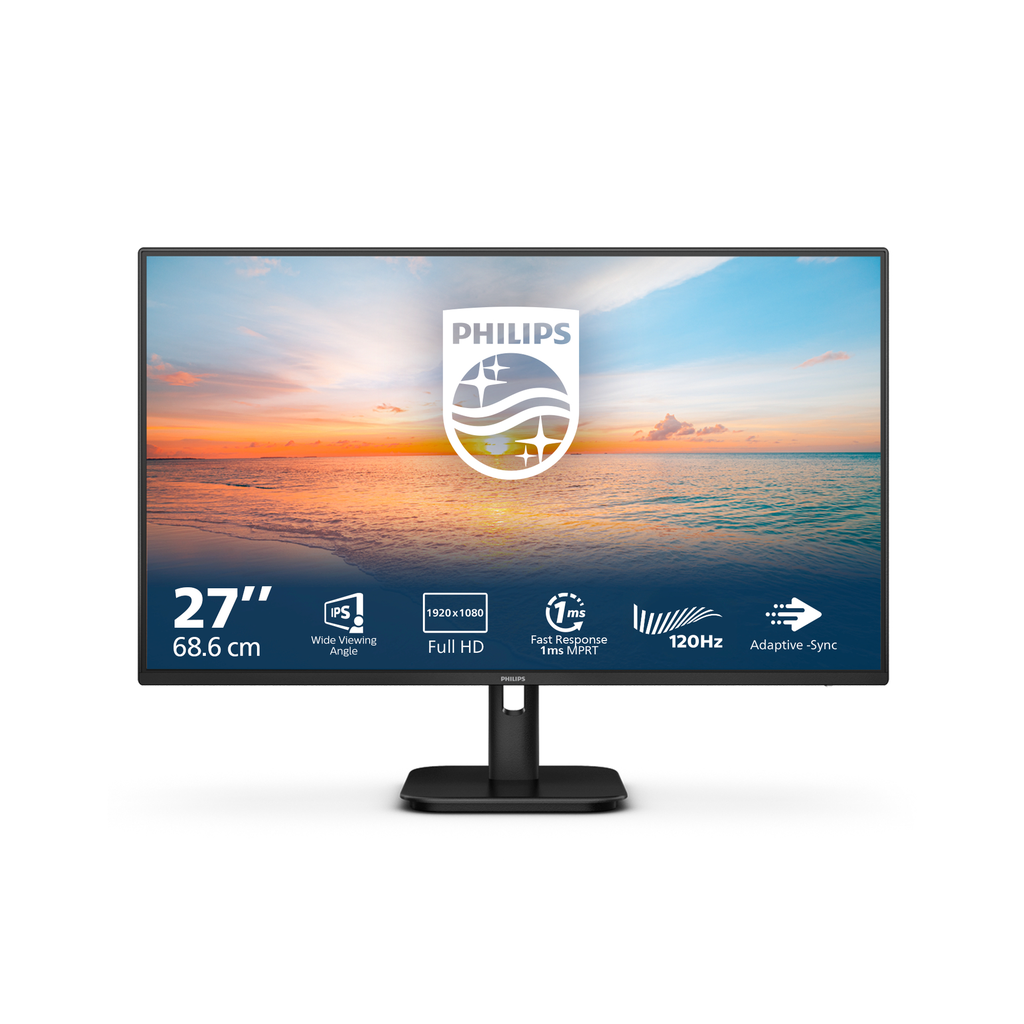 PHILIPS 1000 series 27E1N1100A/00 flat PC monitor 68.6cm (27") 1920 x 1080 pixels Full HD LCD Black