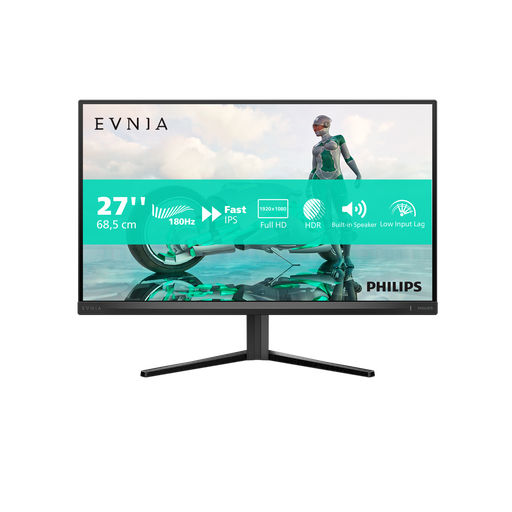[8712581805876] PHILIPS PC Monitor Evnia 27M2N3200S 27 FHD Fast IPS Panel 180Hz 0.5ms Smart Crosshair HDMI/DP Black