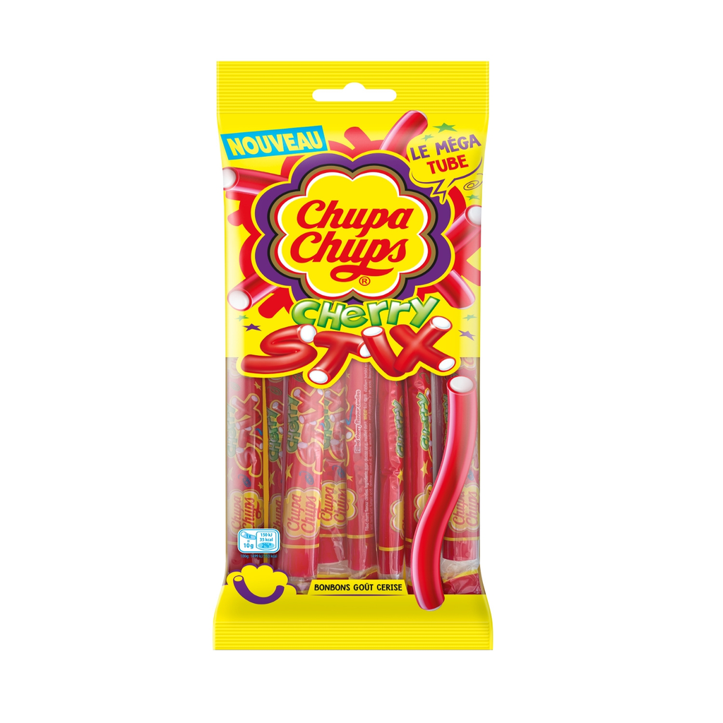 CHUPA CHUPS Cherry Flavored Filled Confectionery 80 g