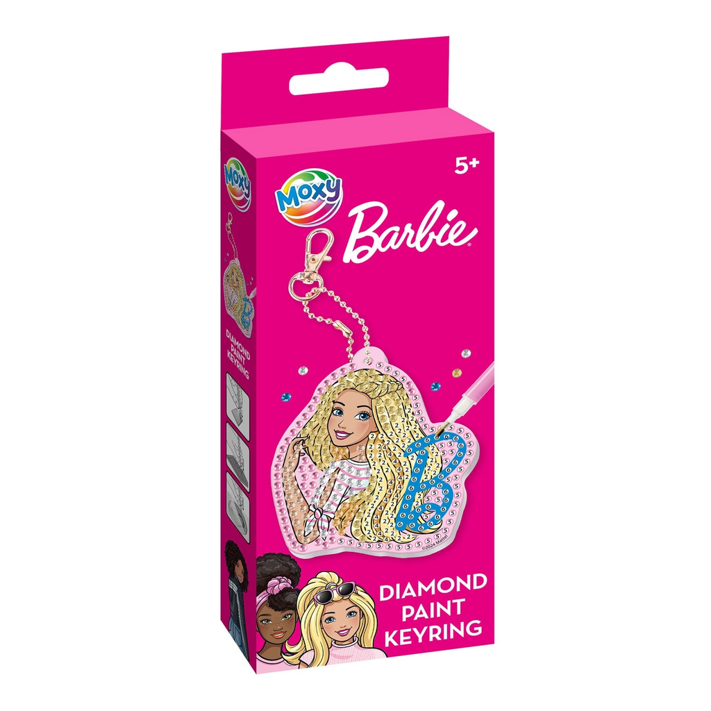 MATTEL Porte-clés De Peinture De Diamant Barbie À Réaliser Soi-même