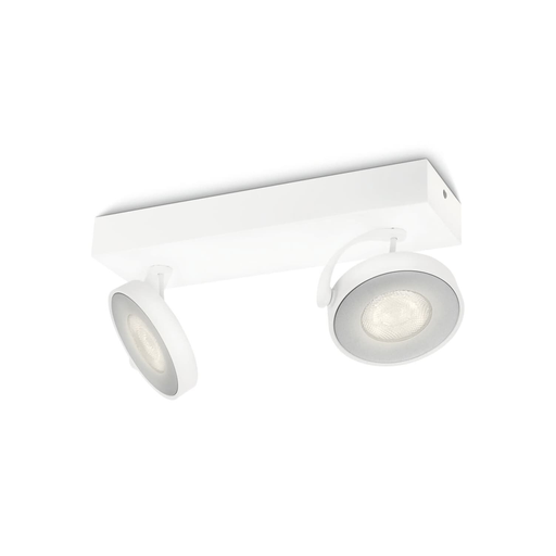 [8718291488156] PHILIPS Myliving Led Spotlight Clockwork 2x4.5 W White 531723116