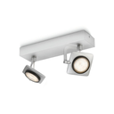PHILIPS Spots Orientables Doubles Millennium Led L26cm Aluminium