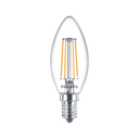 PHILIPS Lâmpada Led Branco Frio 4000 K 4,3 W E14 F