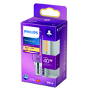 PHILIPS LED Bulb 4.5W (40W) E14 Glass Warm White Non-Dim 1 unit