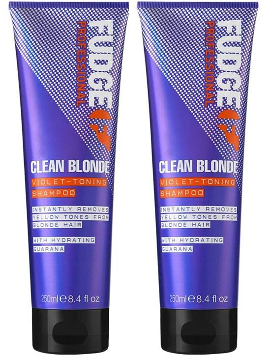 Fudge Cl'An Blonde Dam Rew V-Toning 2X250Ml Set