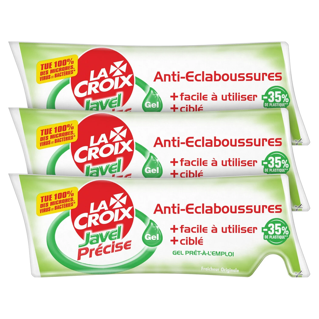 LA CROIX Javel Précise Bleach Gel 3 x 250 ml