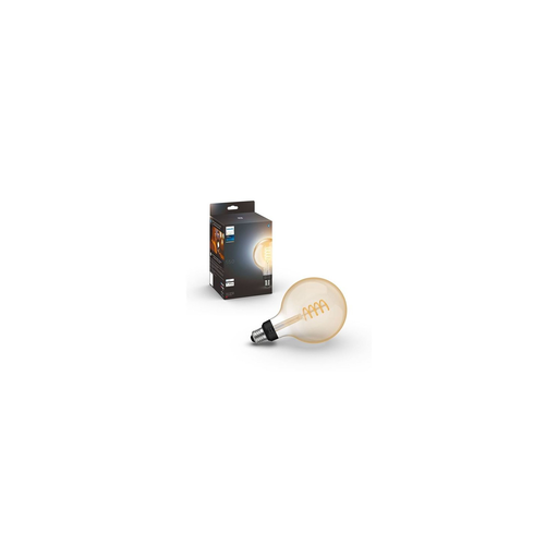 [8719514301542] PHILIPS Ampoule Connectée Hue White Ambiance E27 Filament Globe 7w