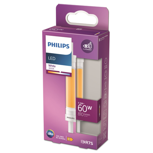 [8719514303812] PHILIPS LED Bulb R7s Neutral White 60W 1 unit